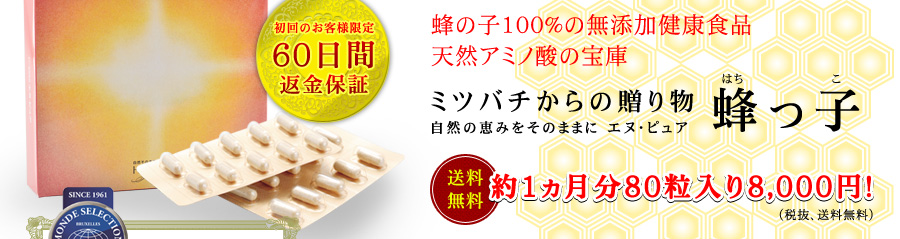 蜂の子一筋13年。おかげさまで販売個数20万箱突破！